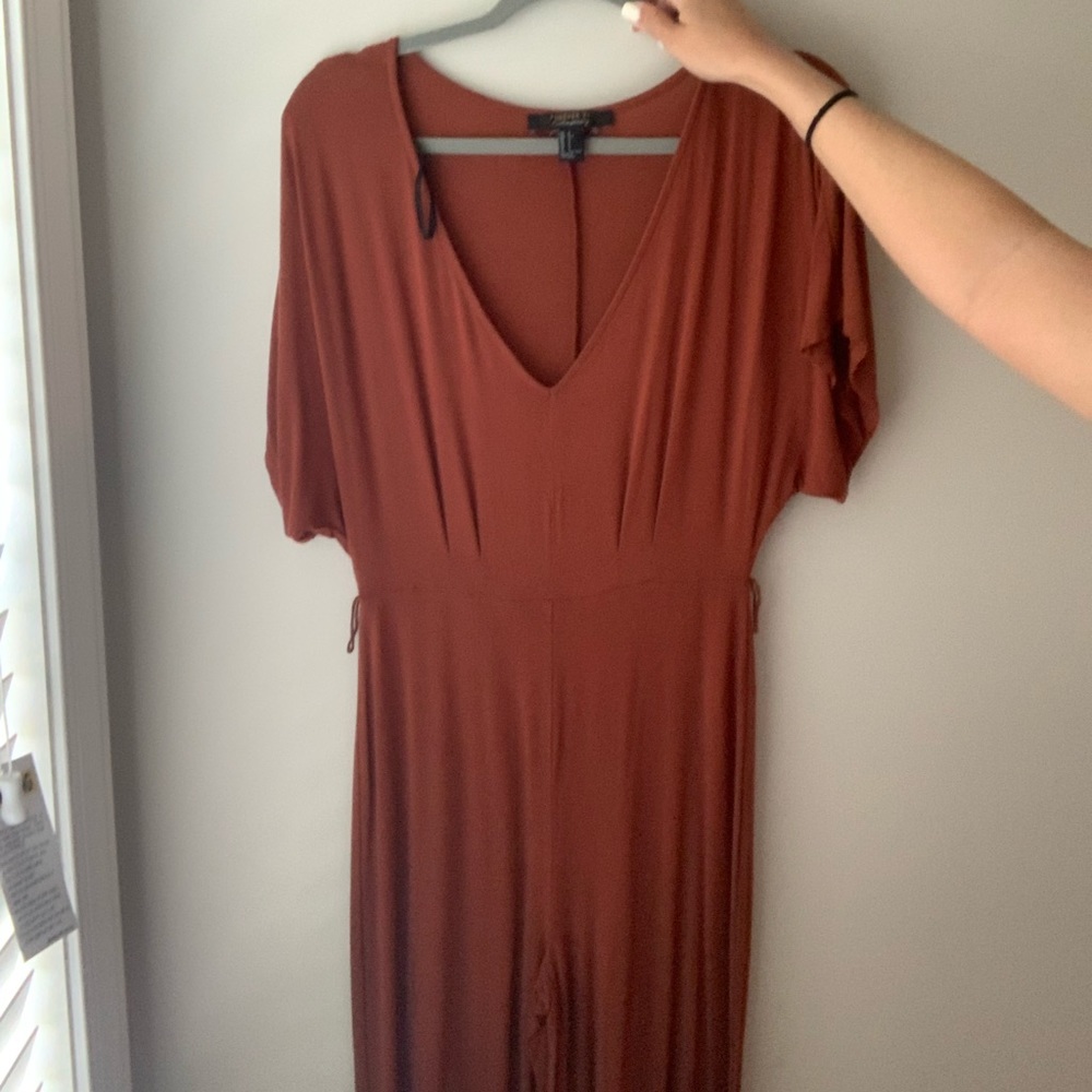 Forever 21 Burnt Orange Jumpsuit